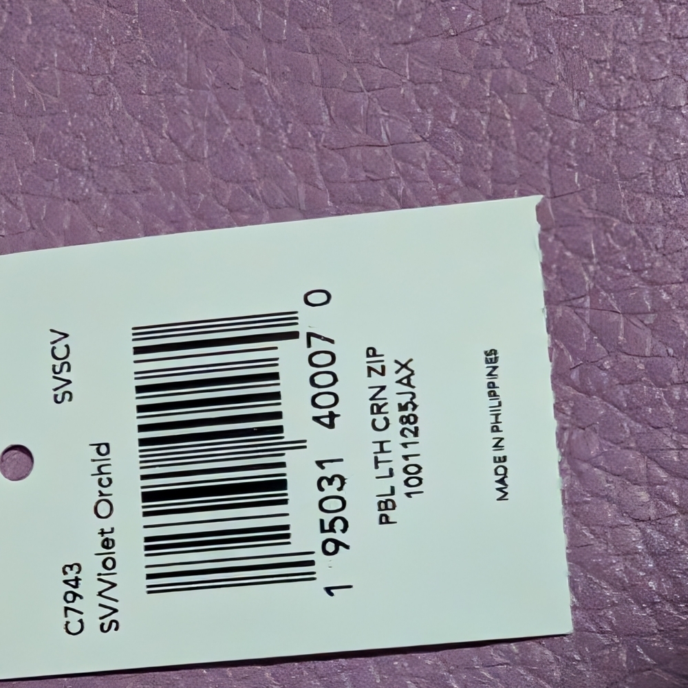 Coach Corner Zip Wristlet Violet Orchid (NWT) - Picture 5 of 6